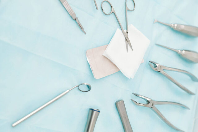 Tools used by a dentist