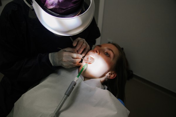 Best dentist in Los Algodones; patient in treatment